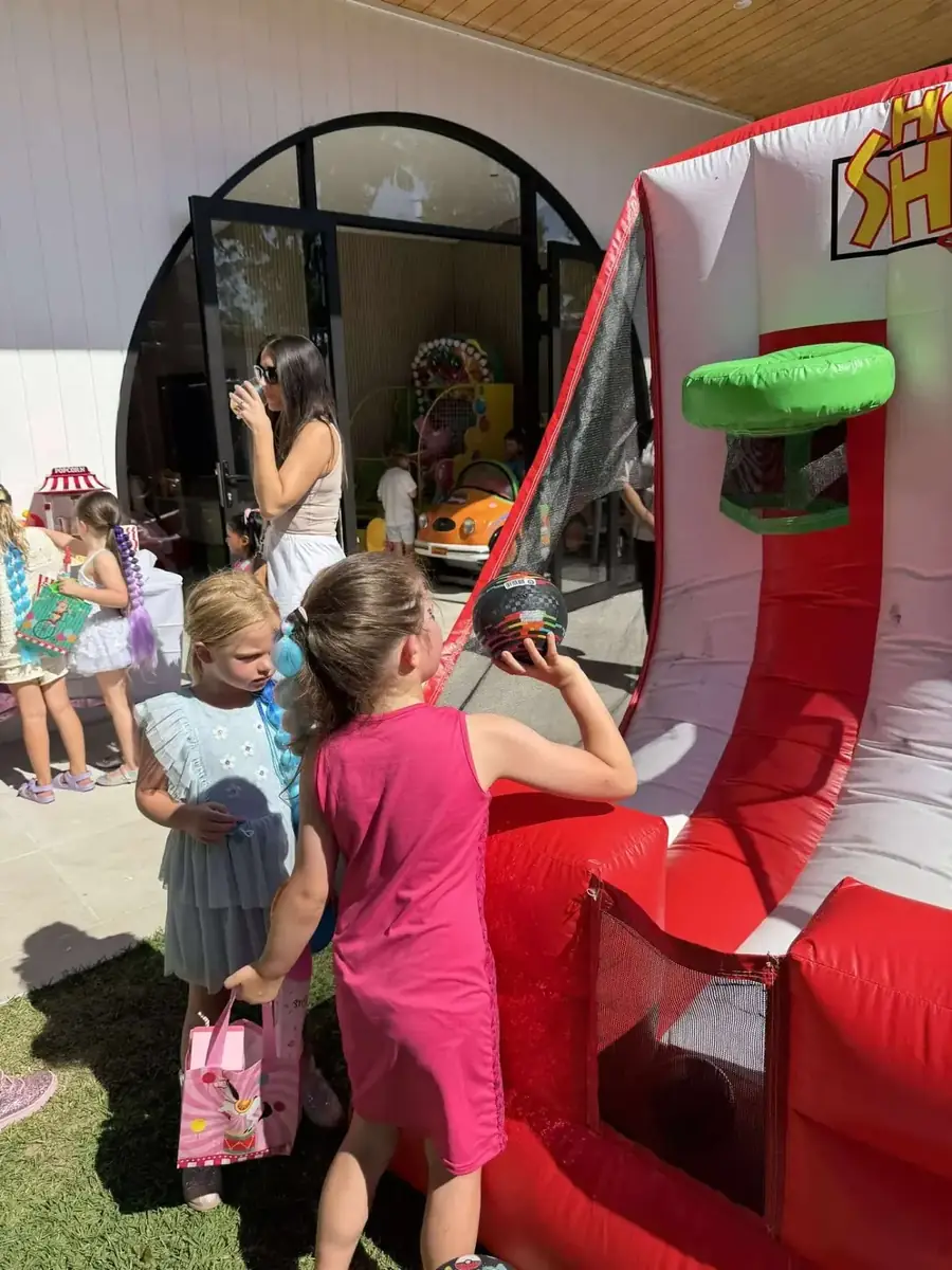 The Hoop Shot basketball game at a birthday party — Perth, WA