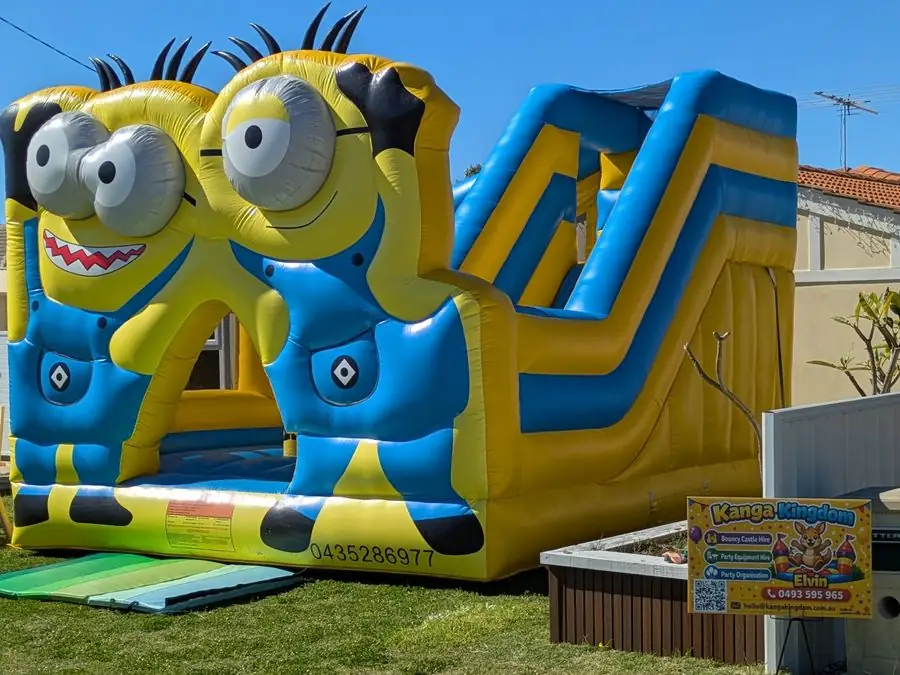 Minions Bouncy Castle Combo for hire in Perth
